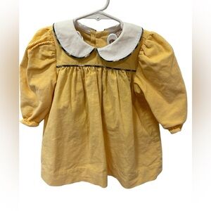 TBBC Maerin Fitz Frock Dress in Bellport Butter + Bloomers 18-24 Months
